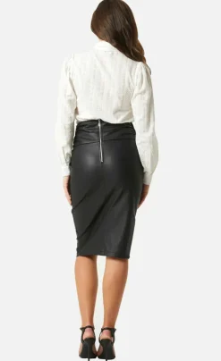 Little Mistress Tops<Aleeza Embroidered Pussybow Shirt