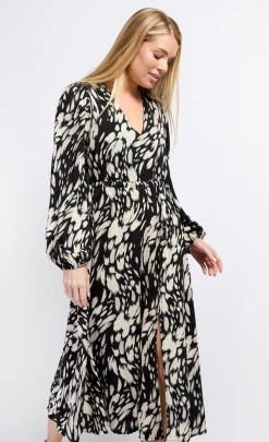 Little Mistress Dresses | Midi Dresses<Animal Print Midaxi Dress