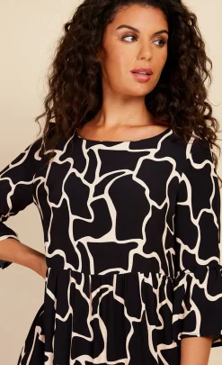 Little Mistress Race Day Edit<Animal Print Reversible Midaxi Smock Dress