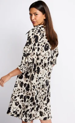 Little Mistress Dresses | Race Day Edit<Animal Print Shirt Dress