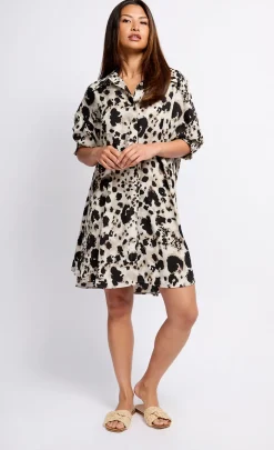 Little Mistress Dresses | Race Day Edit<Animal Print Shirt Dress