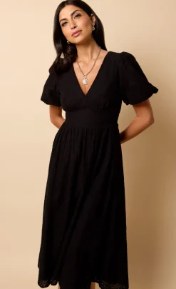 Little Mistress Dresses | Race Day Edit<Broderie Midi Dress by Vicky Pattison