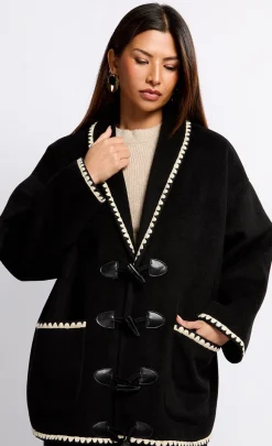 Little Mistress Coats & Jackets<Contrast Stitch Trim Jacket