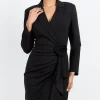 Little Mistress Chloe Lewis Collection | Dresses<Corsage Ruffle Blazer Mini Dress by Chloe Lewis
