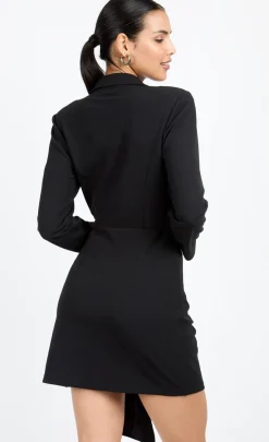 Little Mistress Chloe Lewis Collection | Dresses<Corsage Ruffle Blazer Mini Dress by Chloe Lewis