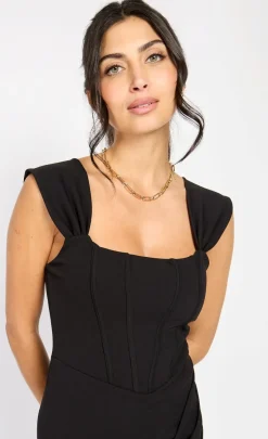 Little Mistress Chloe Lewis Collection | Dresses<Corset Midi Dress by Chloe Lewis