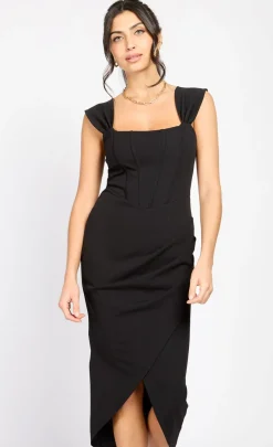 Little Mistress Chloe Lewis Collection | Dresses<Corset Midi Dress by Chloe Lewis