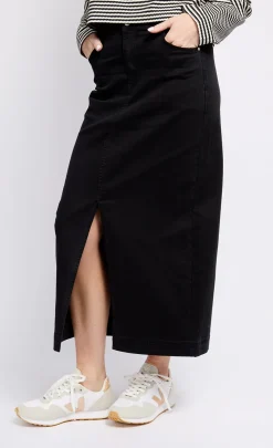 Little Mistress Skirts<Denim Midaxi Skirt