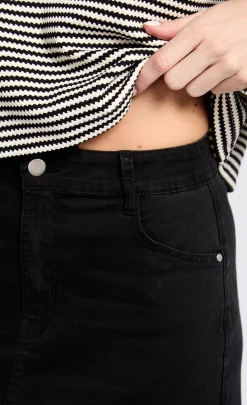 Little Mistress Skirts<Denim Midaxi Skirt