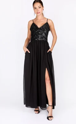 Little Mistress Dresses<Embelished Maxi Dress