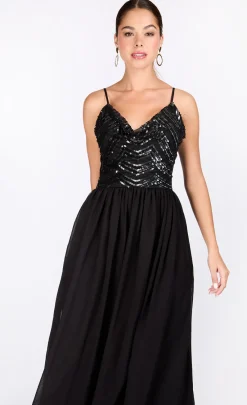 Little Mistress Dresses<Embelished Maxi Dress