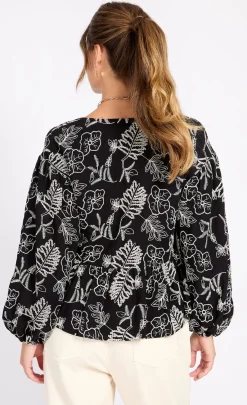 Little Mistress Tops<Embroidered Top