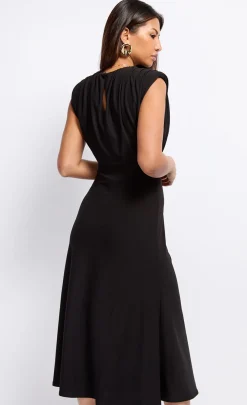 Little Mistress Dresses | Midi Dresses<Gathered Detail Midaxi Dress