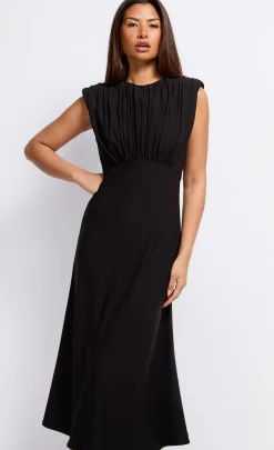 Little Mistress Dresses | Midi Dresses<Gathered Detail Midaxi Dress
