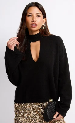 Little Mistress Tops | Knitwear<Knit Keyhole Top