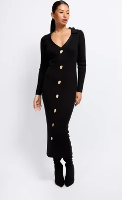 Little Mistress Dresses | Knitwear<Knit Midaxi Dress