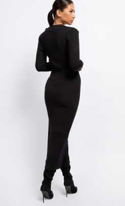 Little Mistress Dresses | Knitwear<Knit Midaxi Dress