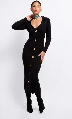 Little Mistress Dresses | Knitwear<Knit Midaxi Dress