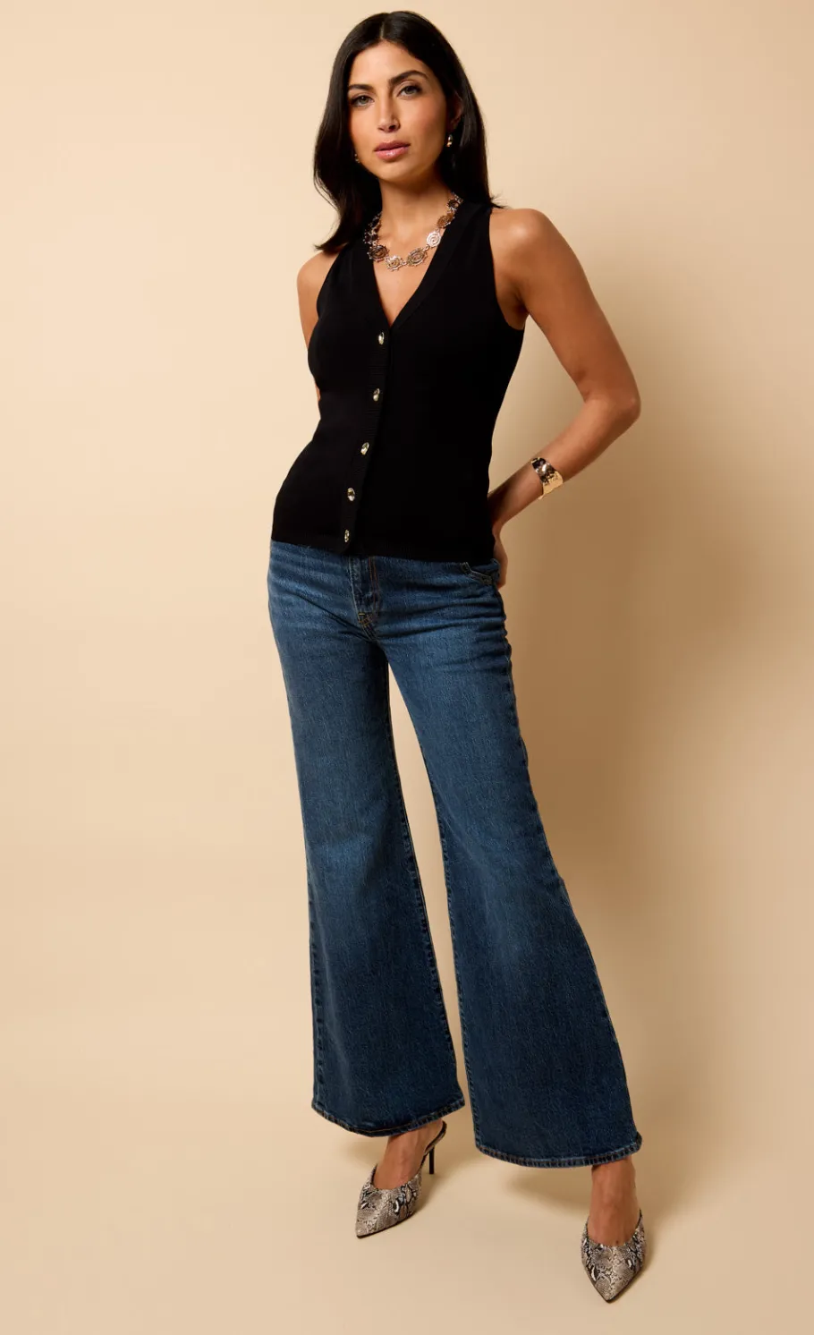 Little Mistress Knitwear | Tops<Knit Vest Top by Vicky Pattison