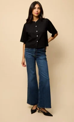 Little Mistress Tops | Knitwear<Knitted Button Down Top