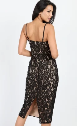 Little Mistress Chloe Lewis Collection | Dresses<Lace Midi Dress by Chloe Lewis