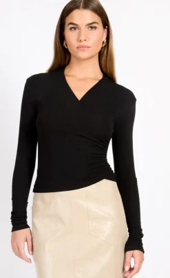 Little Mistress Tops<Mock Wrap Top