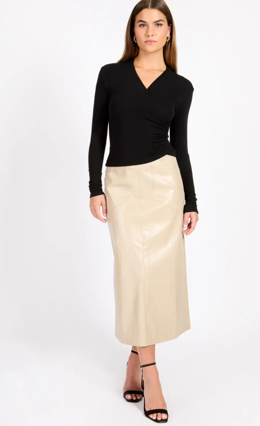 Little Mistress Tops<Mock Wrap Top