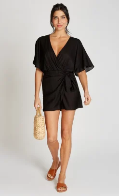 Little Mistress Jumpsuits & Playsuits | Summer / Holiday<Playsuit With Linen