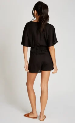 Little Mistress Jumpsuits & Playsuits | Summer / Holiday<Playsuit With Linen