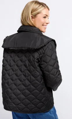 Little Mistress Coats & Jackets<Quilted Collar Detail Jacket