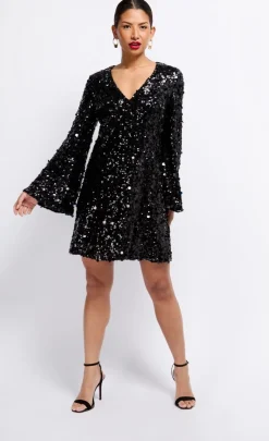 Little Mistress Dresses | Mini Dresses<Sequin Mini Dress