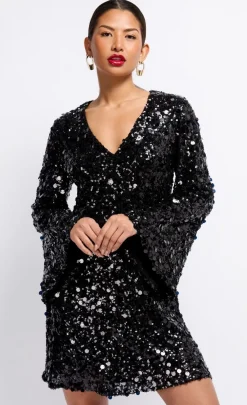 Little Mistress Dresses | Mini Dresses<Sequin Mini Dress