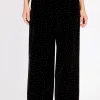 Little Mistress Trousers<Velvet and Silver Diamanté Trousers