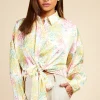 Little Mistress Office Fashion | Summer / Holiday<Blossom Tie Front Shirt