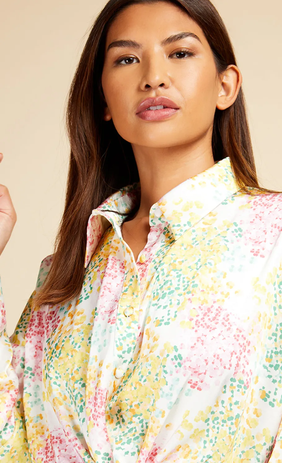 Little Mistress Office Fashion | Summer / Holiday<Blossom Tie Front Shirt