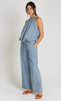 Little Mistress Co-Ords | Summer / Holiday<Denim Halter Neck Top