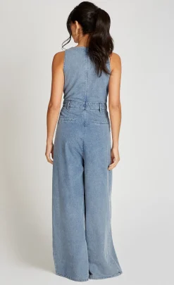 Little Mistress Jumpsuits & Playsuits | Race Day Edit<Denim Jumpsuit
