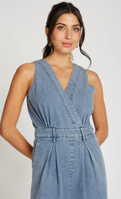 Little Mistress Jumpsuits & Playsuits | Race Day Edit<Denim Jumpsuit