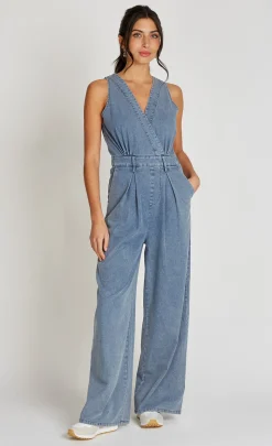 Little Mistress Jumpsuits & Playsuits | Race Day Edit<Denim Jumpsuit
