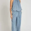 Little Mistress Trousers | Co-Ords<Denim Wide Leg Trousers