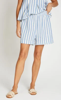 Little Mistress Co-Ords | Summer / Holiday<Blue Stripe Shorts