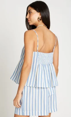 Little Mistress Co-Ords | Summer / Holiday<Blue Stripe Cami Top