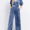 Little Mistress Jumpsuits & Playsuits | Race Day Edit<Velvet Jumpsuit