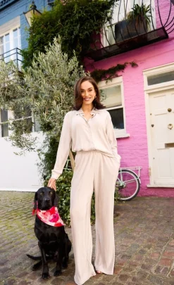 Little Mistress Co-Ords | Trousers<Plisse Trousers by Vicky Pattison