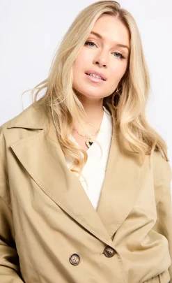 Little Mistress Coats & Jackets<Camel Cropped Jacket