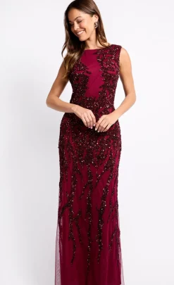 Little Mistress Race Day Edit<Cherry Embellished Maxi Dress