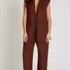 Little Mistress Co-Ords | Summer / Holiday<Chocolate Wide Leg Trousers With Linen