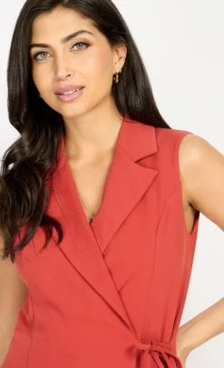 Little Mistress Summer / Holiday | Chloe Lewis Collection<Clay Twill Blazer Dress by Chloe Lewis