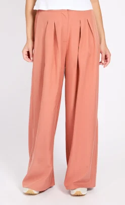Little Mistress Co-Ords | Trousers<Clay Wide Leg Trousers