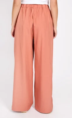 Little Mistress Co-Ords | Trousers<Clay Wide Leg Trousers